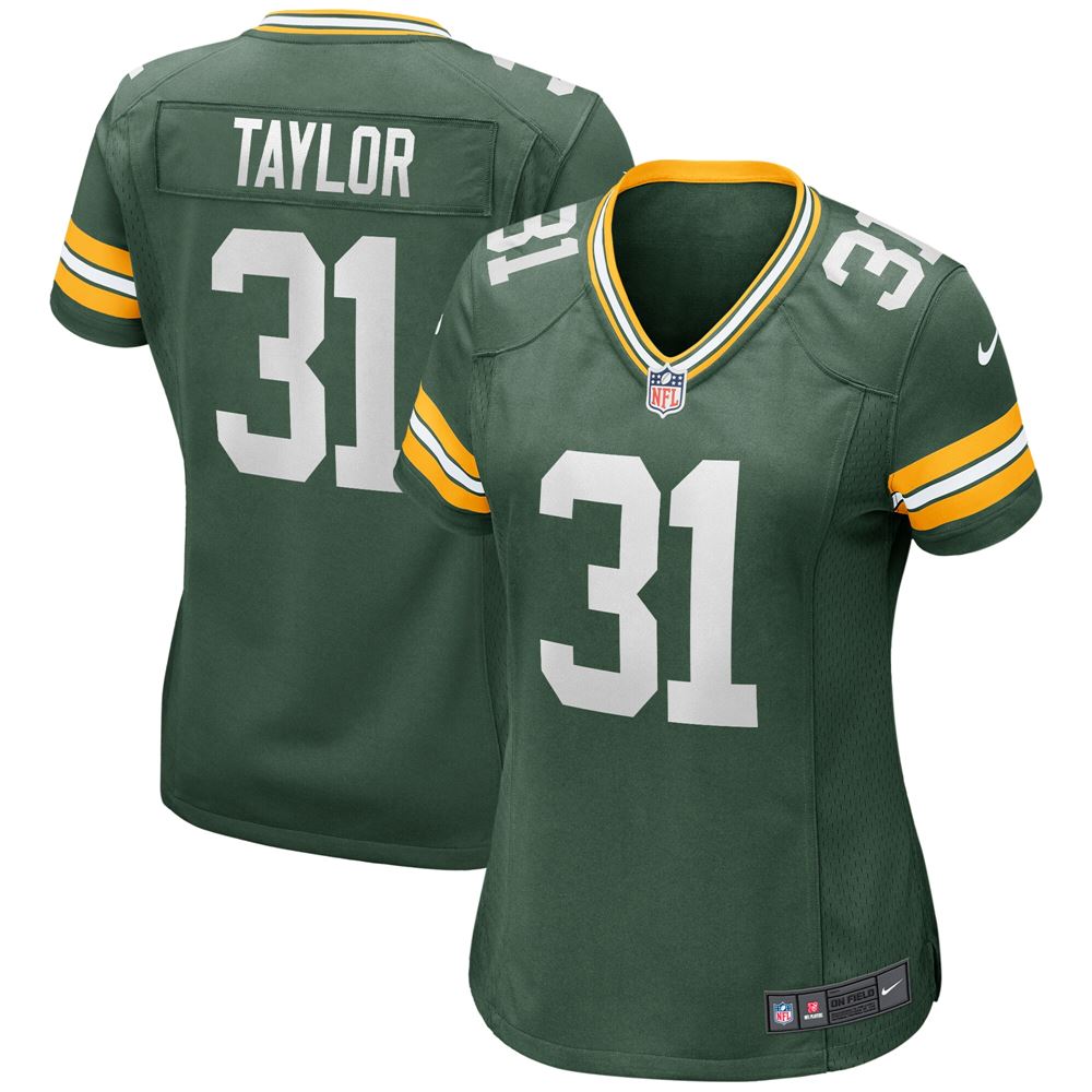 Women's Jim Taylor Green Bay Packers Womens Game Retired Player Jersey Green