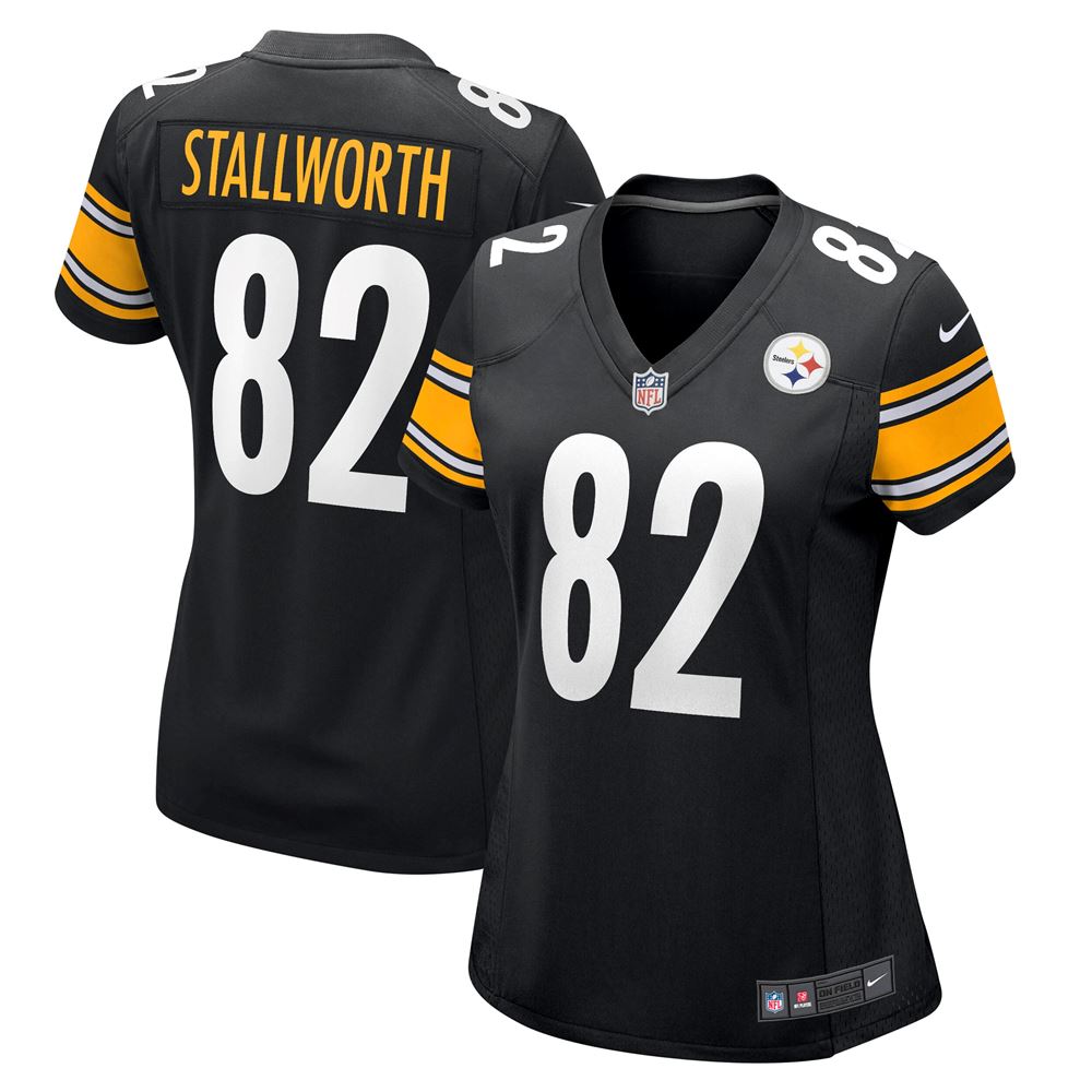 Women's John Stallworth Pittsburgh Steelers Womens Retired Player Jersey Black