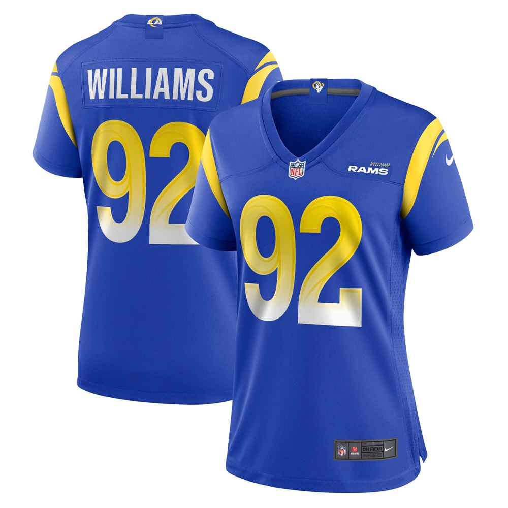 Women's Jonah Williams Los Angeles Rams Womens Game Player Jersey Royal
