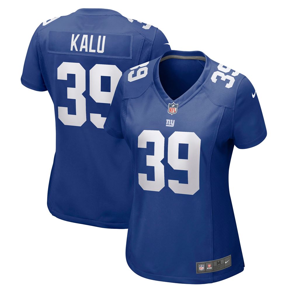 Women's Joshua Kalu New York Giants Womens Game Player Jersey Royal