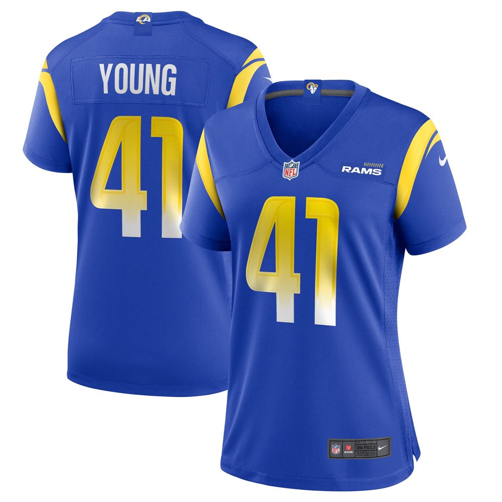 Women's Kenny Young Los Angeles Rams Womens Game Jersey Royal
