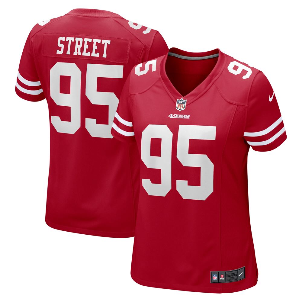 Women's Kentavius Street San Francisco 49ers Womens Game Jersey Scarlet