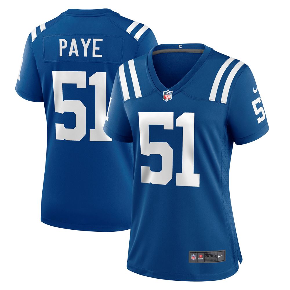 Women's Kwity Paye Indianapolis Colts Womens Game Jersey Royal