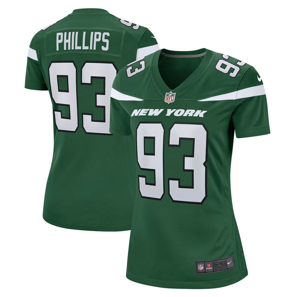 Women's Kyle Phillips New York Jets Womens Game Player Jersey Gotham Green