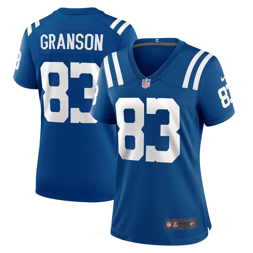 Women's Kylen Granson Indianapolis Colts Womens Game Jersey Royal