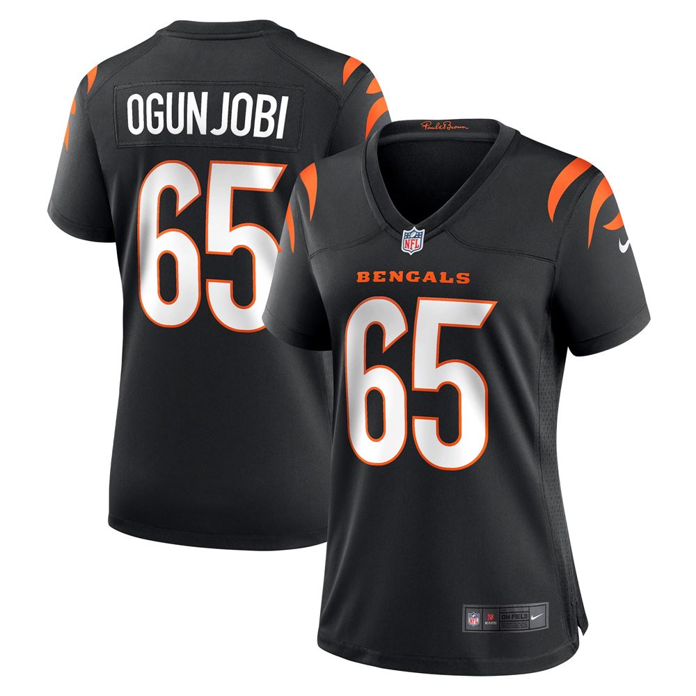 Women's Larry Ogunjobi Cincinnati Bengals Womens Game Jersey Black