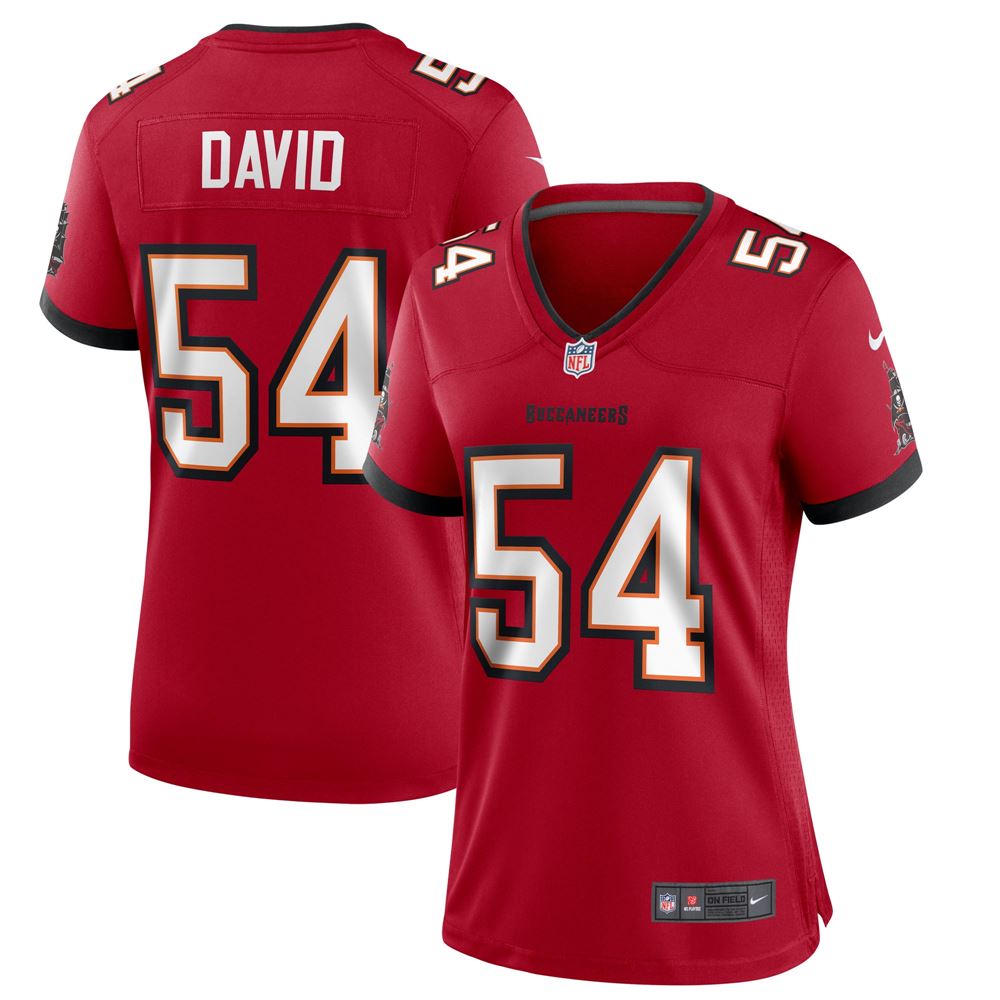 Women's Lavonte David Tampa Bay Buccaneers Womens Game Jersey Red