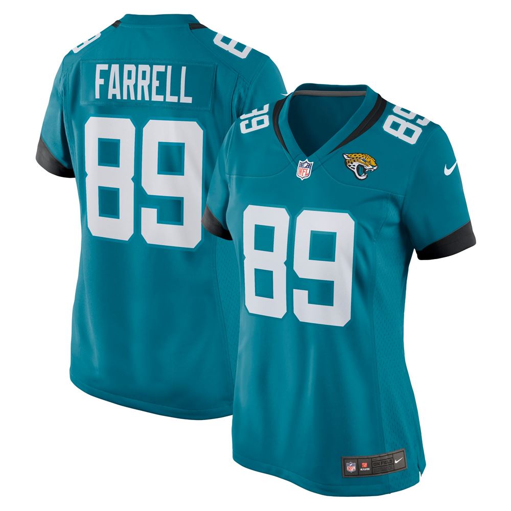 Women's Luke Farrell Jacksonville Jaguars Womens Game Jersey Teal