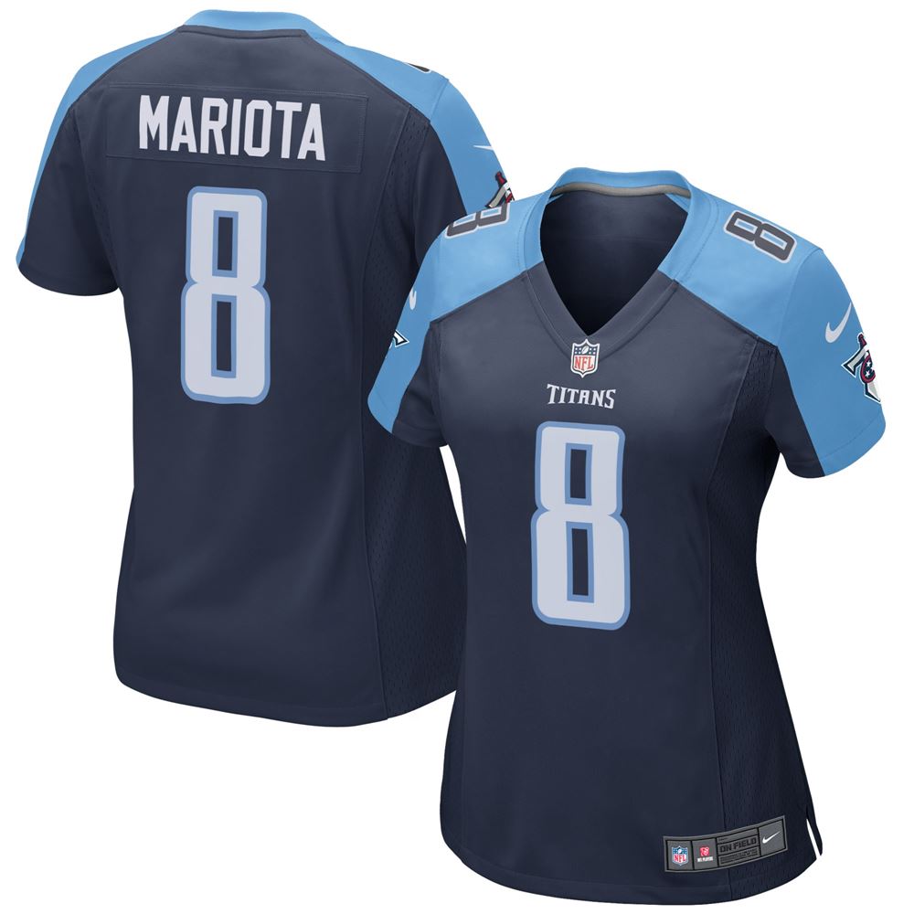 Women's Marcus Mariota Tennessee Titans Womens Game Jersey Navy