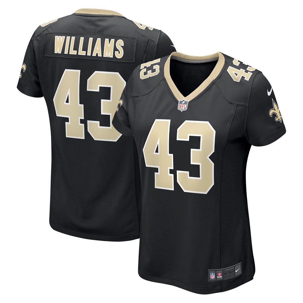 Women's Marcus Williams New Orleans Saints Womens Game Jersey Black