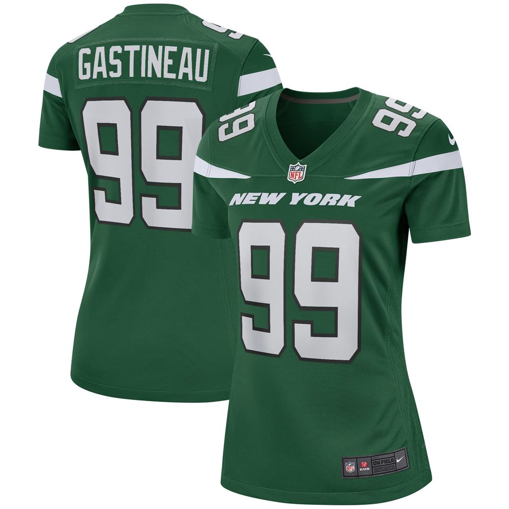 Women's Mark Gastineau New York Jets Womens Game Retired Player Jersey Gotham Green