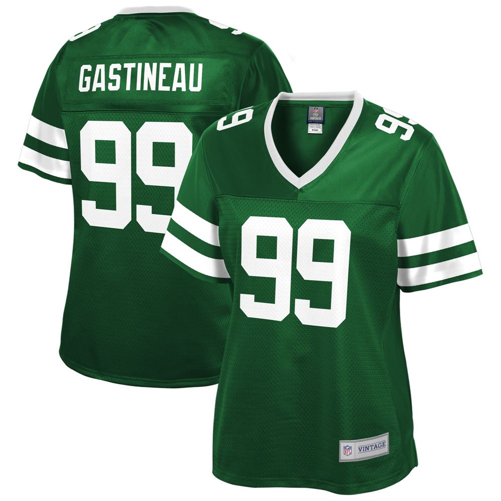 Women's Mark Gastineau New York Jets Womens Retired Player Jersey Green