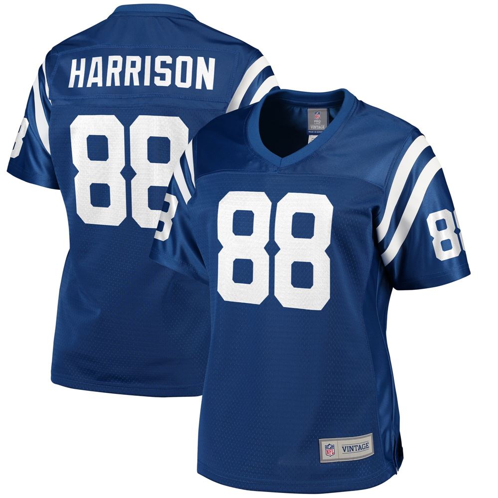 Women's Marvin Harrison Indianapolis Colts Womens Retired Player Replica Jersey Royal