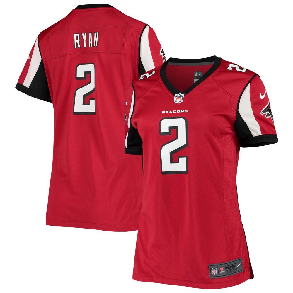 Women's Matt Ryan Atlanta Falcons Womens Game Player Jersey Red