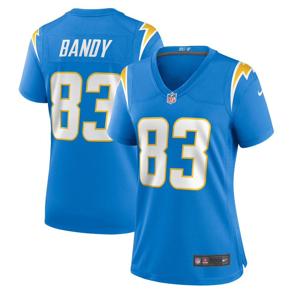 Women's Michael Bandy Los Angeles Chargers Womens Player Game Jersey Powder Blue