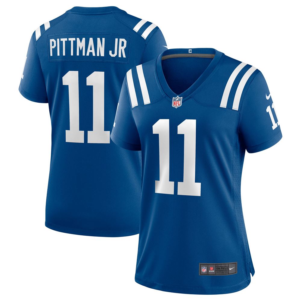 Women's Michael Pittman Jr Indianapolis Colts Womens Game Player Jersey Royal