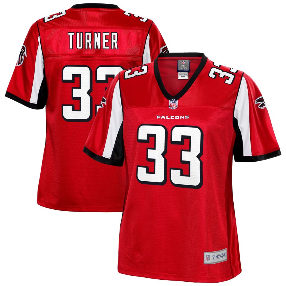 Women's Michael Turner Atlanta Falcons Womens Retired Player Jersey Red
