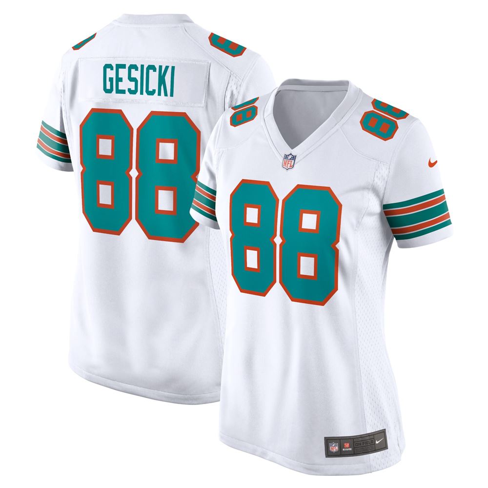 Women's Mike Gesicki Miami Dolphins Womens Alternate Game Jersey