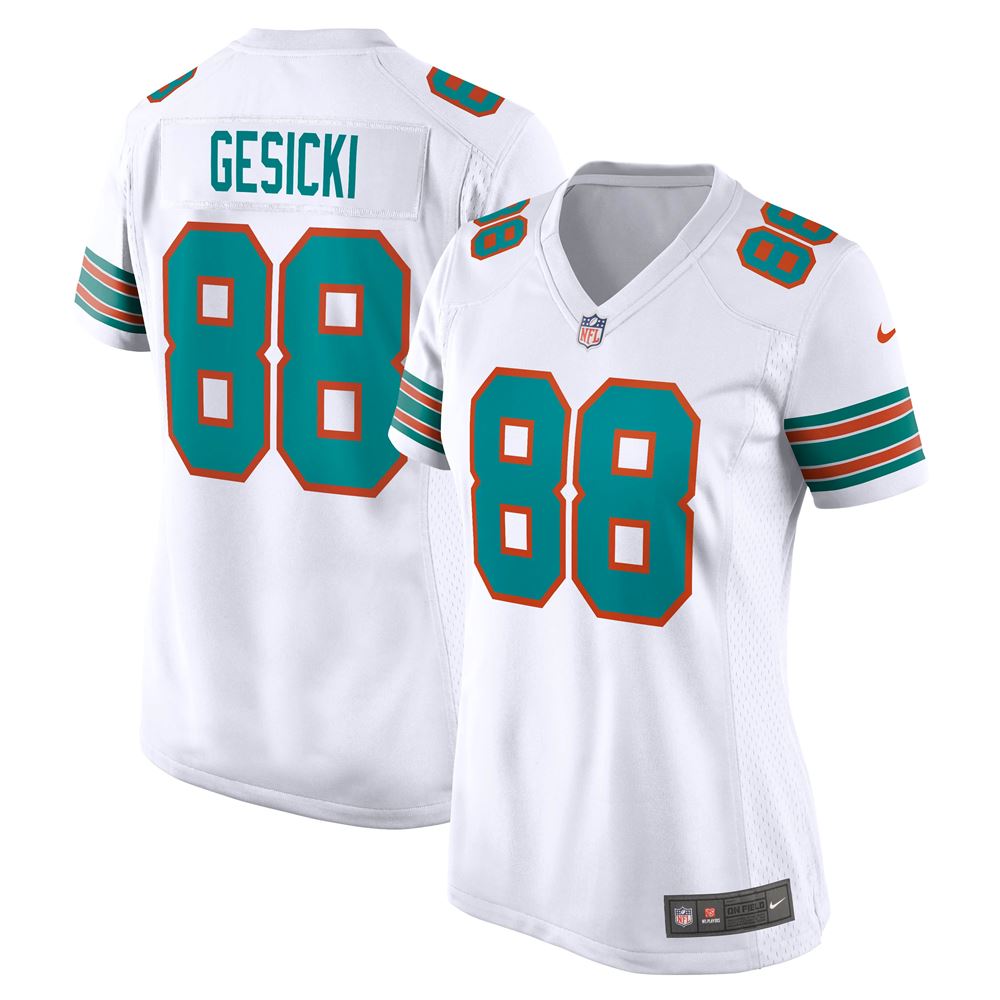 Women's Mike Gesicki Miami Dolphins Womens Game Jersey White