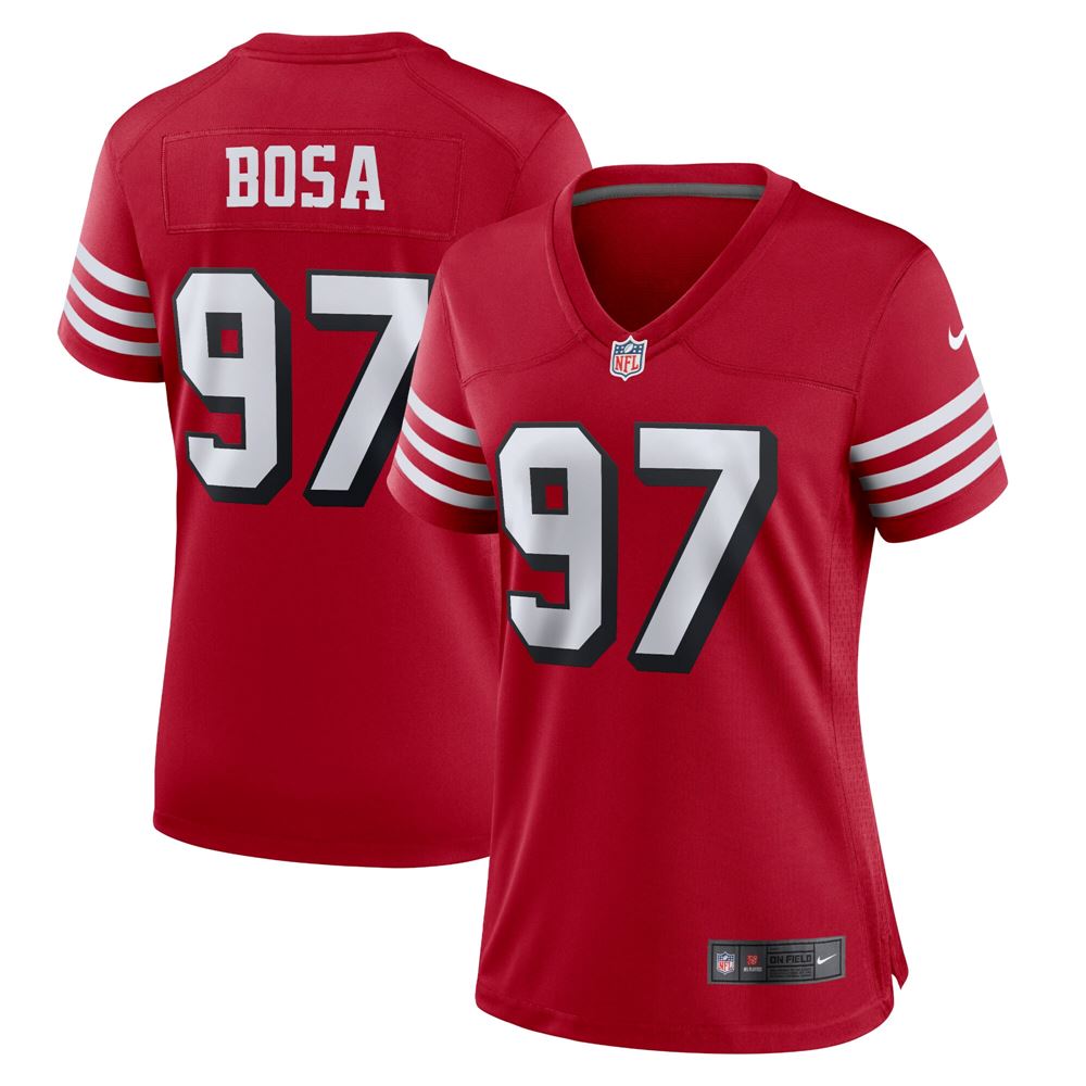 Women's Nick Bosa San Francisco 49ers Womens Alternate Game Jersey