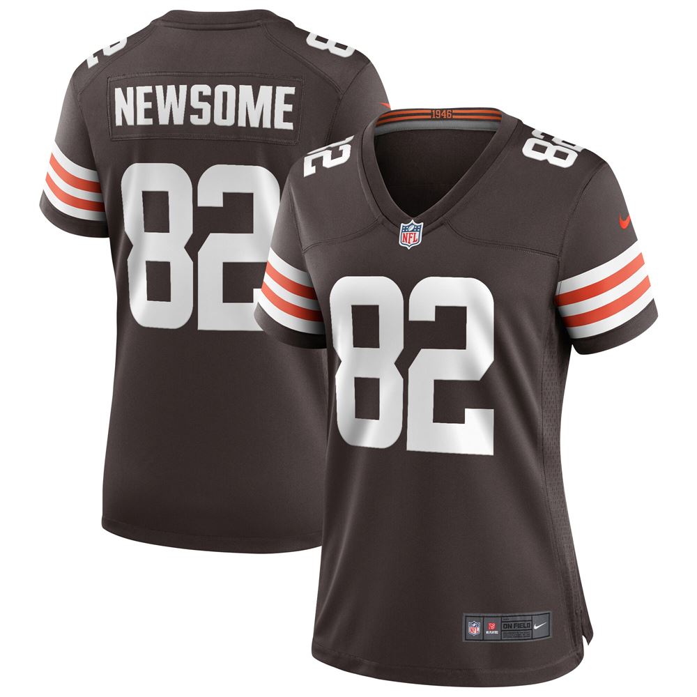 Women's Ozzie Newsome Cleveland Browns Womens Game Retired Player Jersey Brown