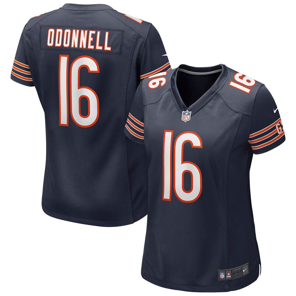 Women's Pat Odonnell Chicago Bears Womens Game Jersey Navy