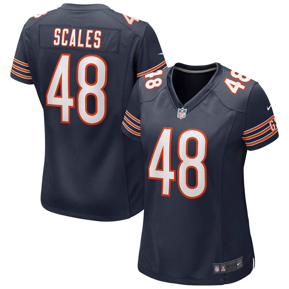 Women's Patrick Scales Chicago Bears Womens Game Jersey Navy