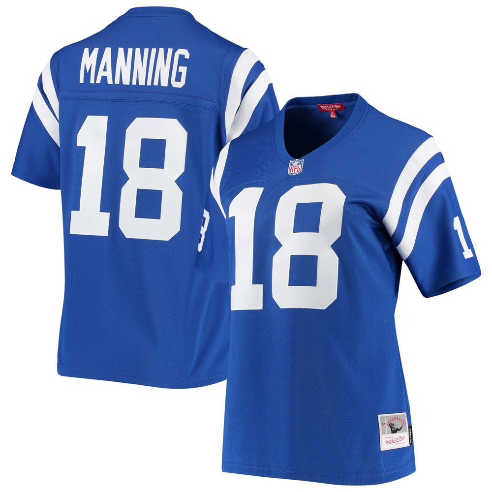Women's Peyton Manning Indianapolis Colts Womens 1998 Legacy Replica Jersey Royal
