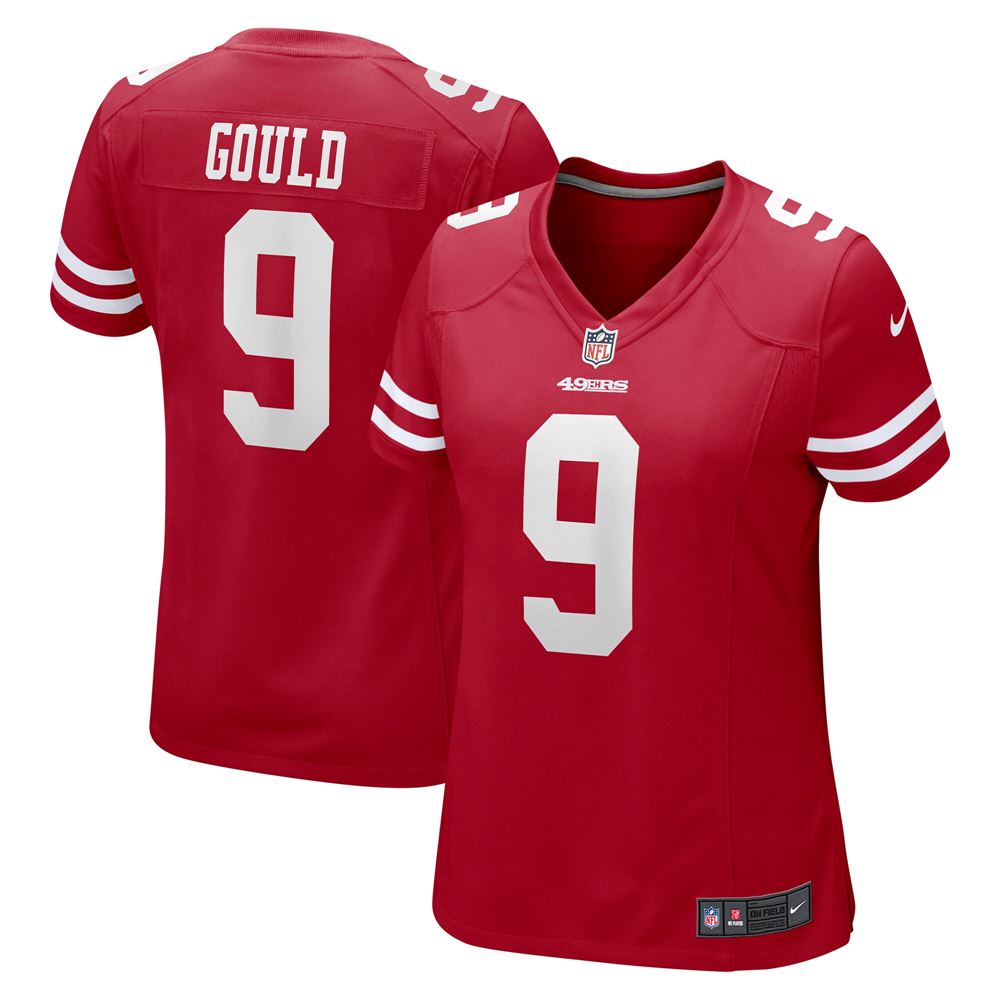 Women's Robbie Gould San Francisco 49ers Womens Game Jersey Scarlet