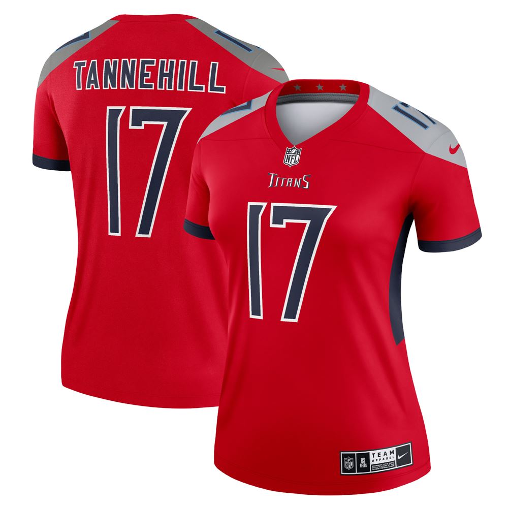 Women's Ryan Tannehill Tennessee Titans Womens Inverted Legend Jersey Red