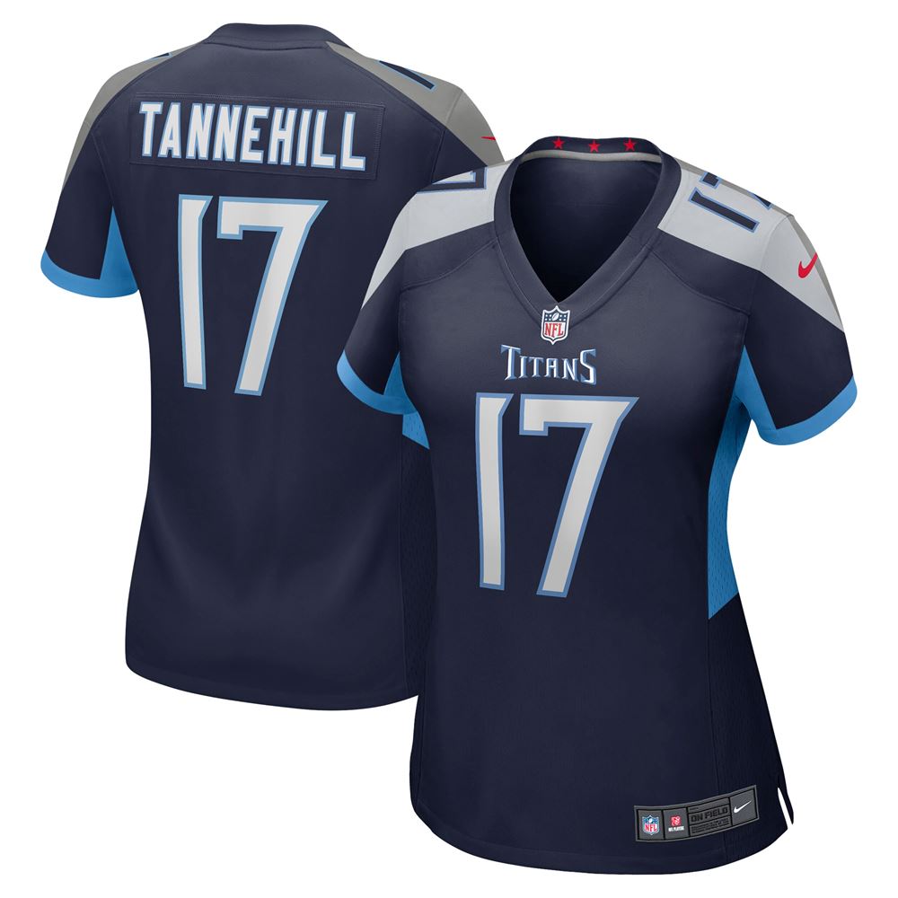 Women's Ryan Tannehill Tennessee Titans Womens Team Game Jersey Navy