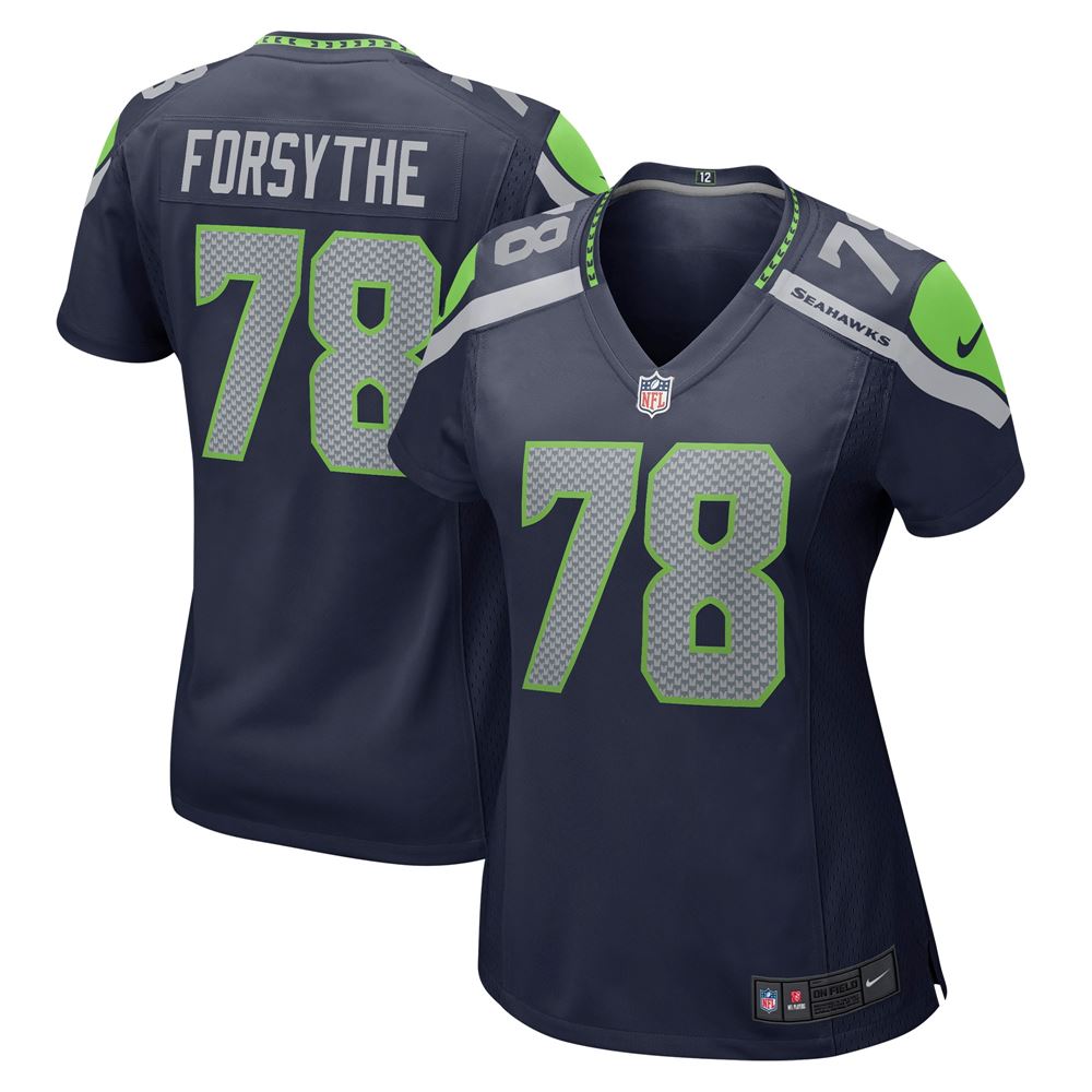 Women's Stone Forsythe Seattle Seahawks Womens Game Jersey College Navy