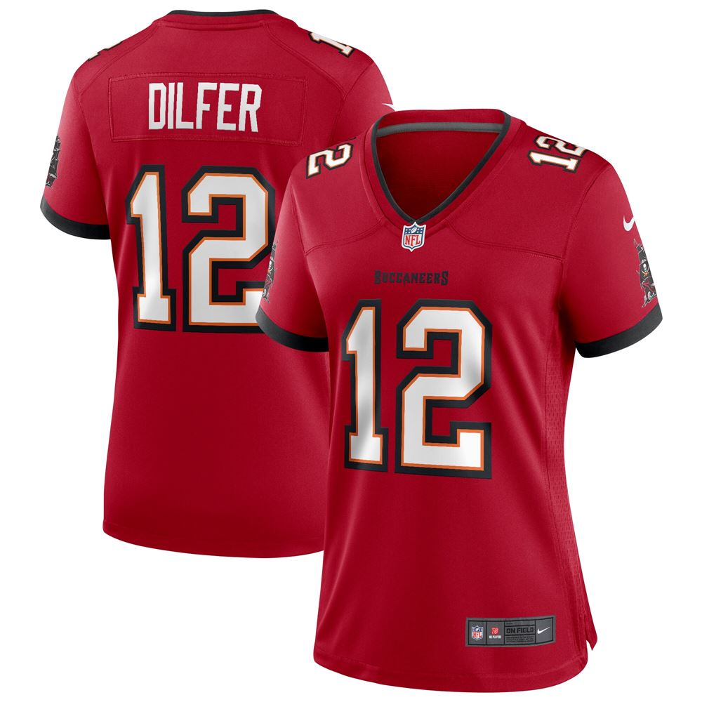 Women's Trent Dilfer Tampa Bay Buccaneers Womens Game Retired Player Jersey Red