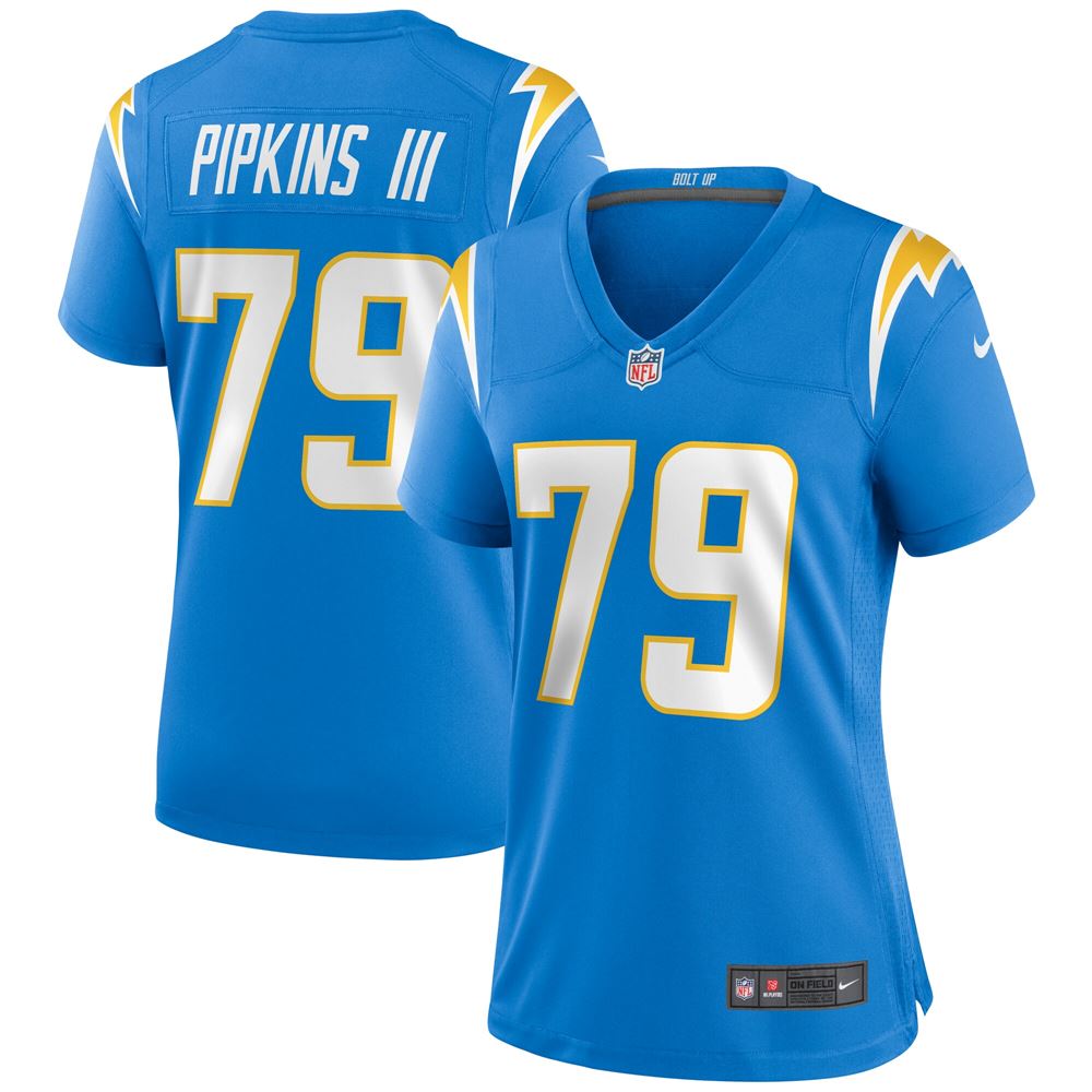 Women's Trey Pipkins Iii Los Angeles Chargers Womens Game Jersey Powder Blue