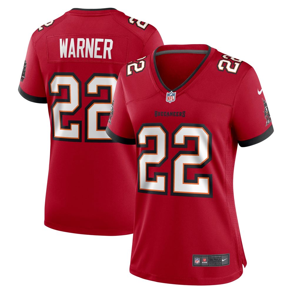 Women's Troy Warner Tampa Bay Buccaneers Womens Game Player Jersey Red