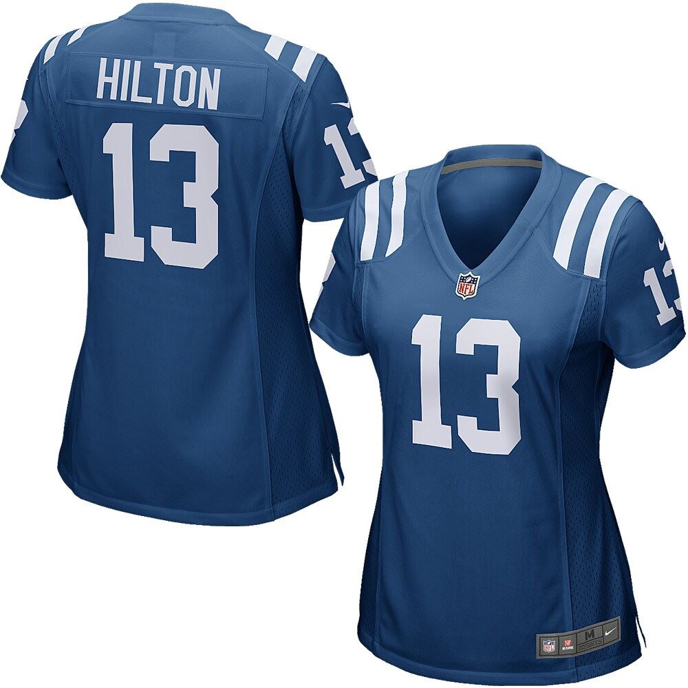 Women's Ty Hilton Indianapolis Colts Womens Game Jersey Royal