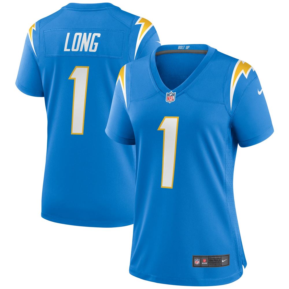 Women's Ty Long Los Angeles Chargers Womens Game Jersey Powder Blue