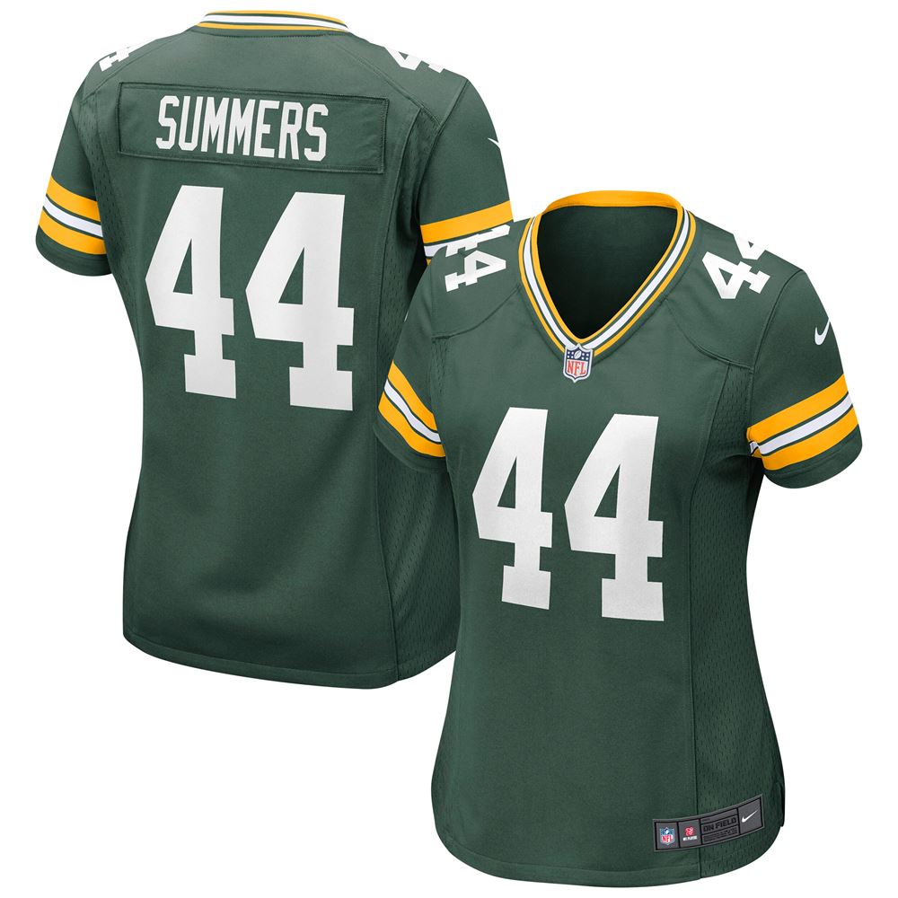 Women's Ty Summers Green Bay Packers Womens Game Jersey Green