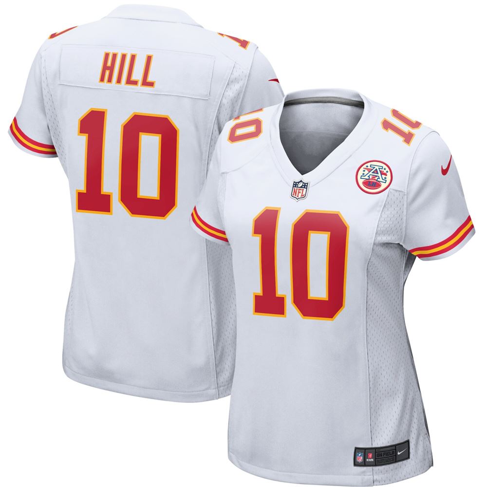 Women's Tyreek Hill Kansas City Chiefs Womens Game Jersey White ...