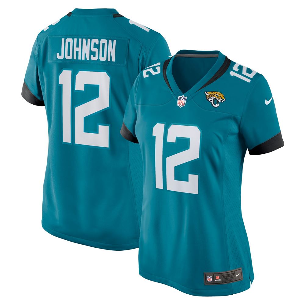 Women's Tyron Johnson Jacksonville Jaguars Womens Game Player Jersey Teal
