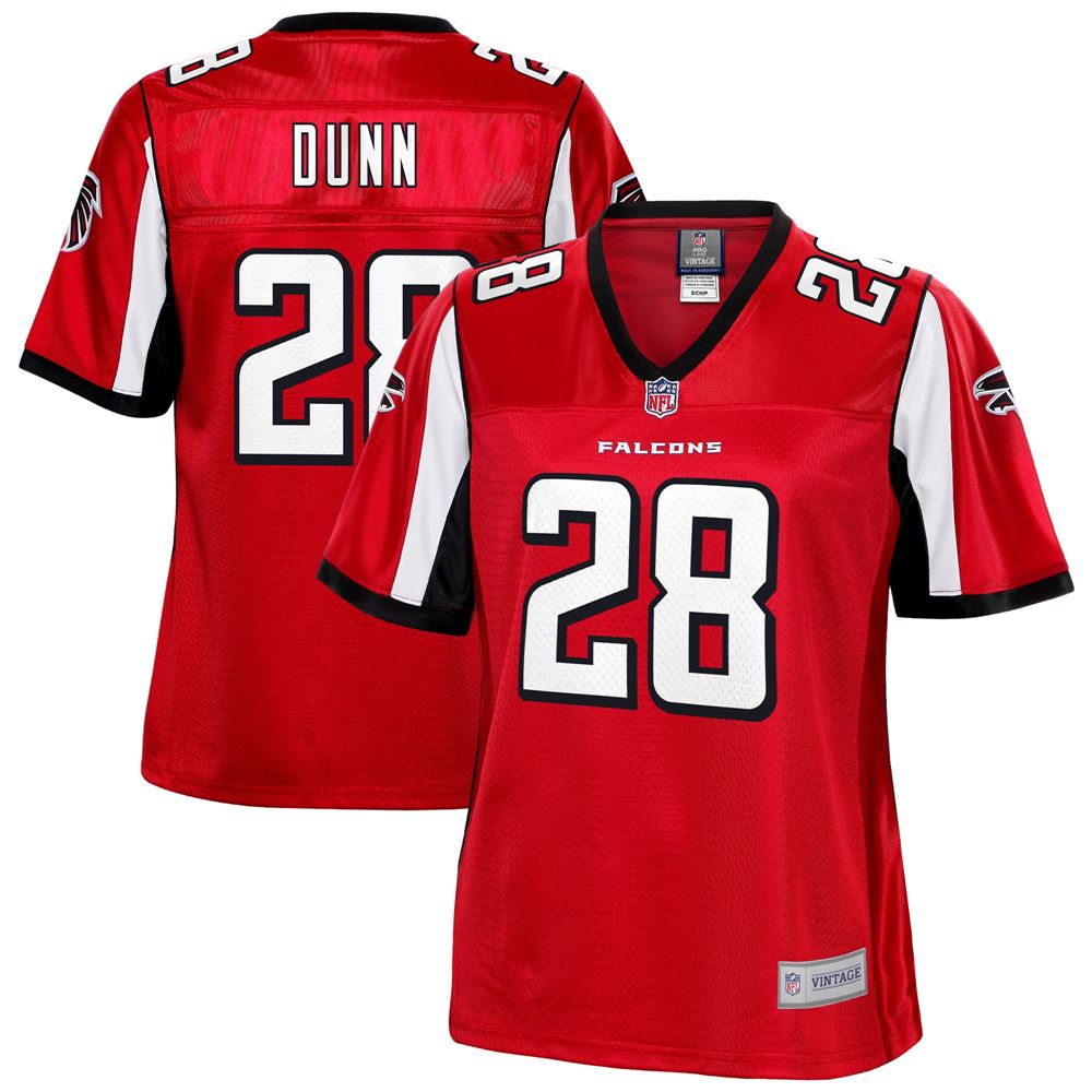 Women's Warrick Dunn Atlanta Falcons Womens Retired Player Jersey Red