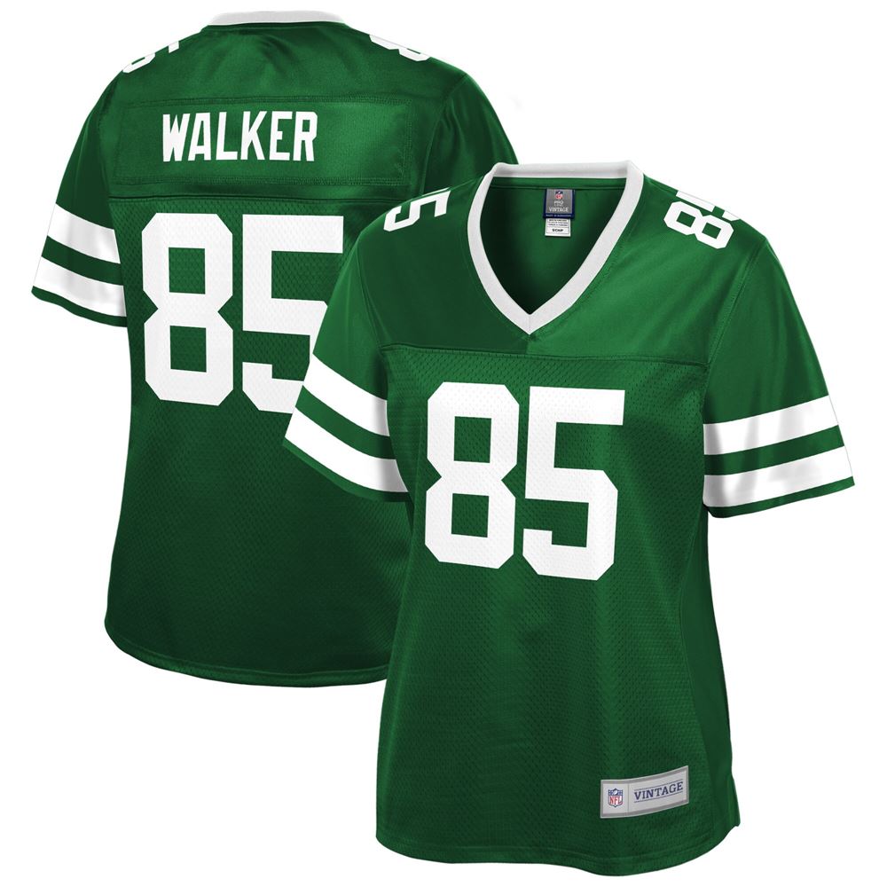 Women's Wesley Walker New York Jets Womens Retired Player Jersey Green