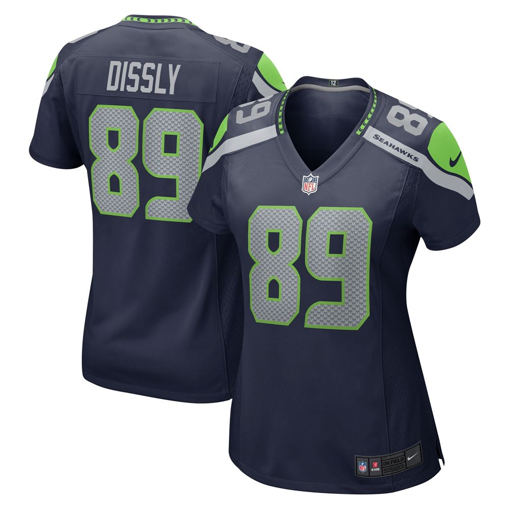 Women's Will Dissly Seattle Seahawks Womens Game Jersey College Navy