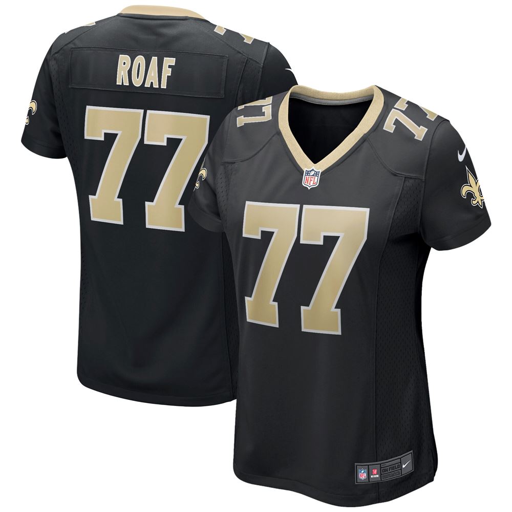 Women's Willie Roaf New Orleans Saints Womens Game Retired Player Jersey Black
