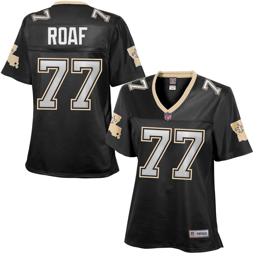 Women's Willie Roaf New Orleans Saints Womens Retired Player Jersey Black