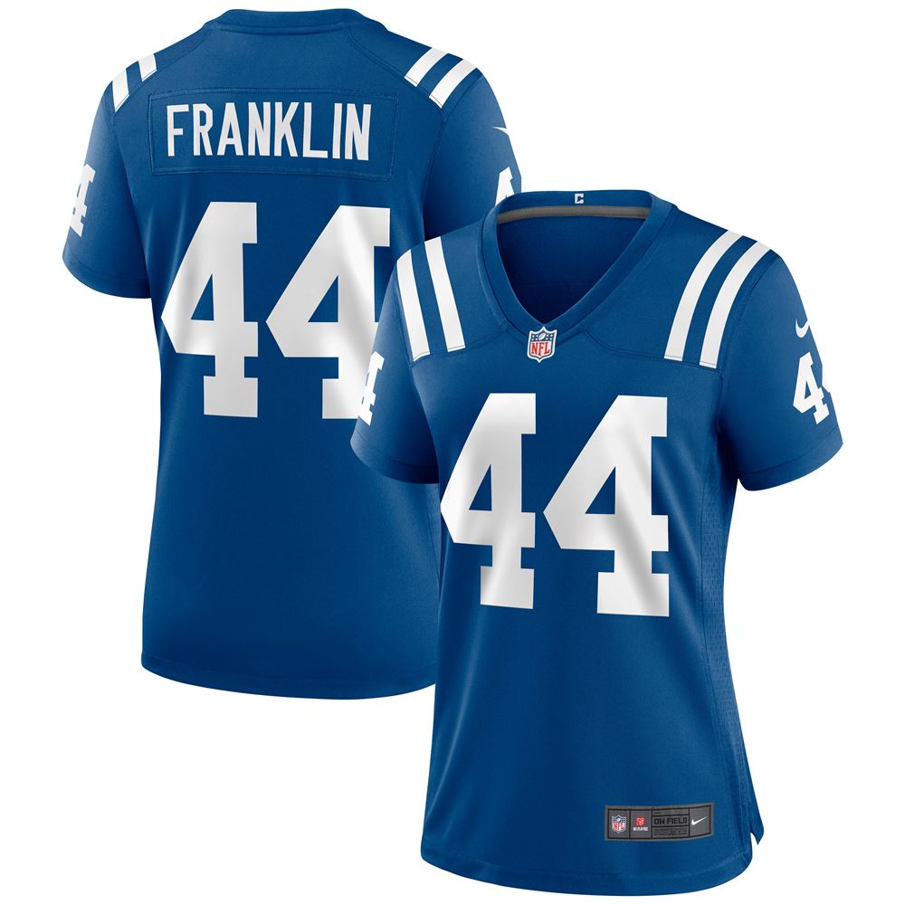 Women's Zaire Franklin Indianapolis Colts Womens Game Jersey Royal