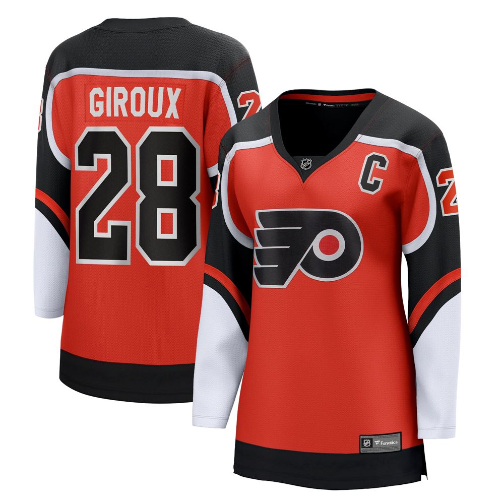 Women's Claude Giroux Philadelphia Flyers Womens 202021 Special Edition Breakaway Player Jersey Orange