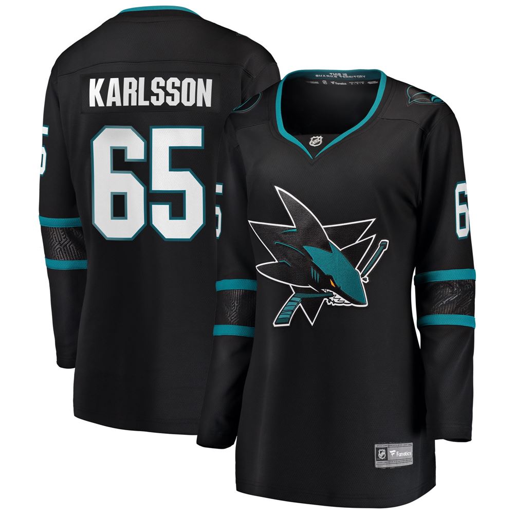 Women's Erik Karlsson San Jose Sharks Womens Alternate Premier Breakaway Player Jersey