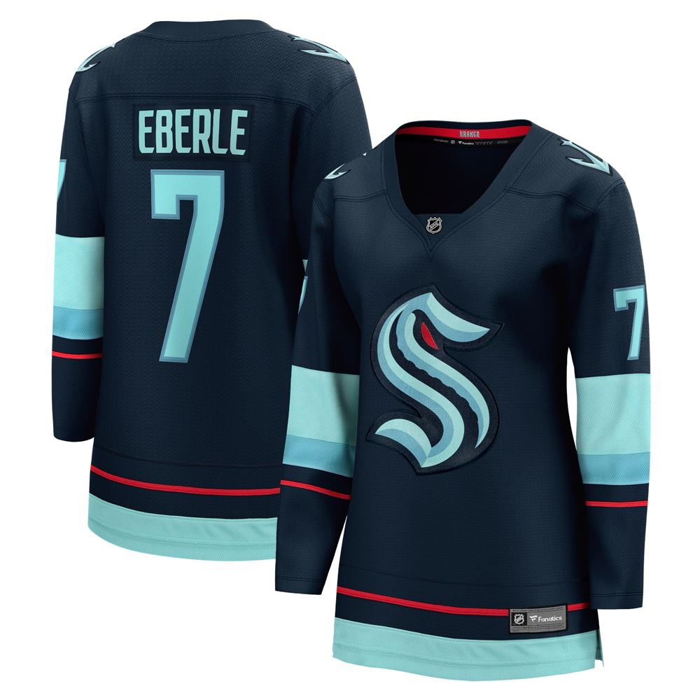 Women's Jordan Eberle Seattle Kraken Womens Home Breakaway Player Jersey Navy