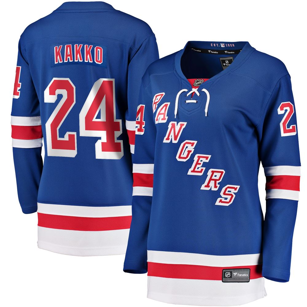 Women's Kaapo Kakko New York Rangers Womens Replica Player Jersey Blue